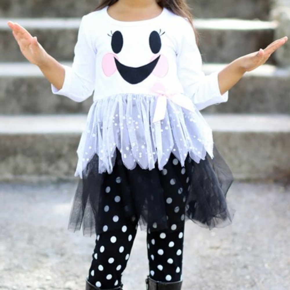 White&Black tutu tunic